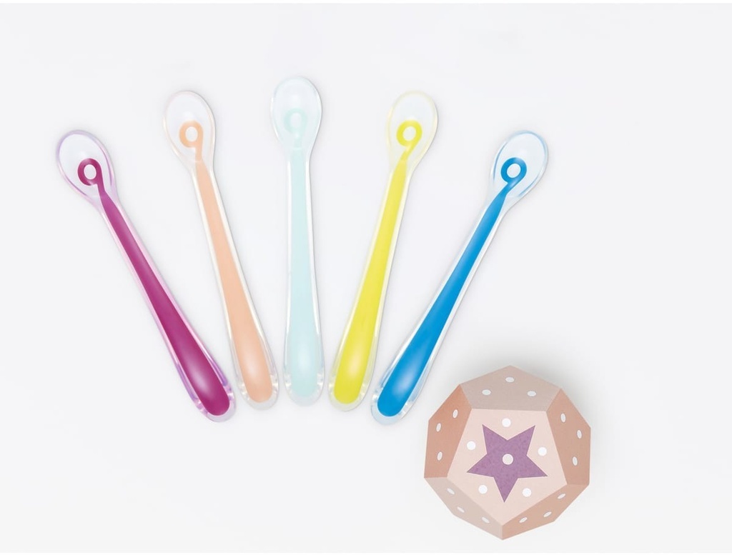 Cuillères en silicone x5