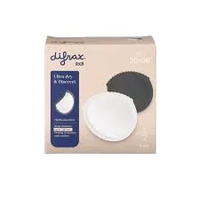 Coussinets d'allaitement - 40 pièces blanc/noir