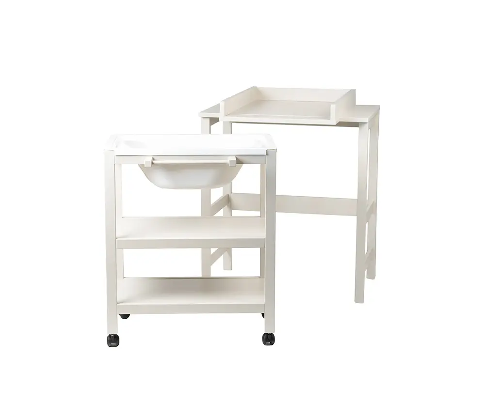 PERICLES Table à langer + baignoir lola dune beige