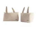 PERICLES Lot de 2 paniers de rangement
