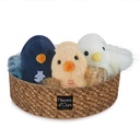 HISTOIRE D'OURS Peluche Poussins