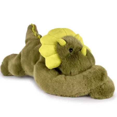 Peluche dinosaure vert lesté - 50 cm - Podcoll