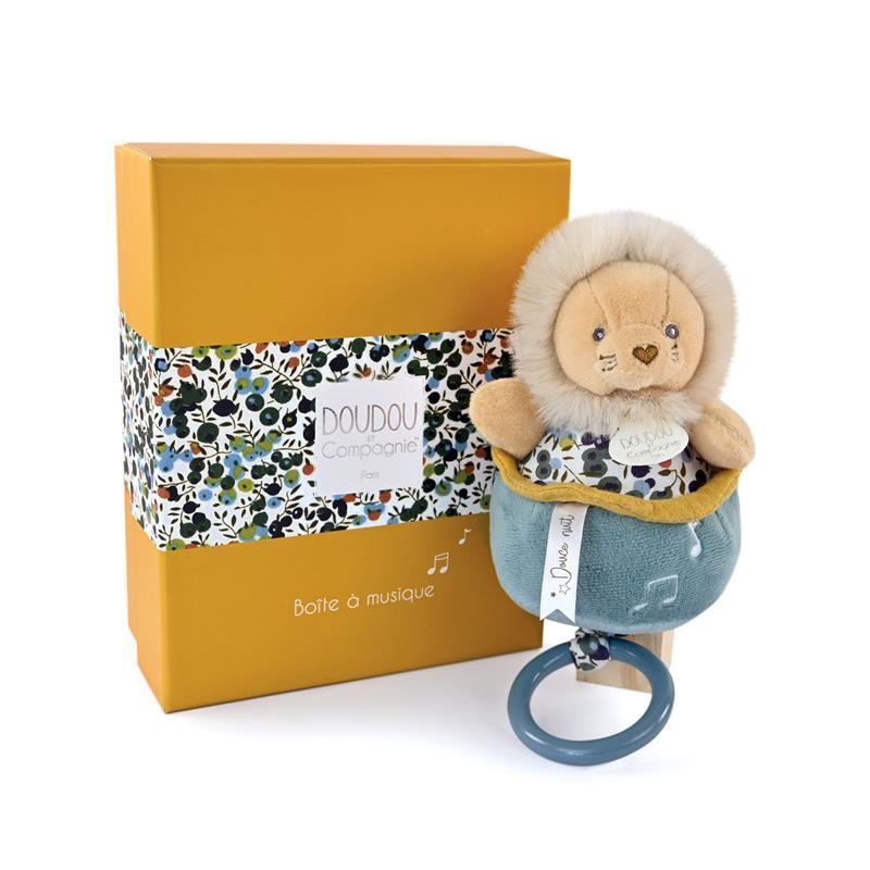 DOUDOU&COMPAGNIE Peluche musicale Lion - BOH'AIME -
