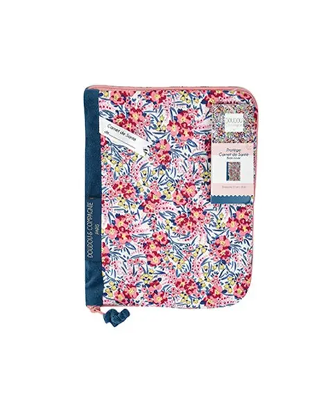 DOUDOU&COMPAGNIE Protège carnet de santé (Rose)