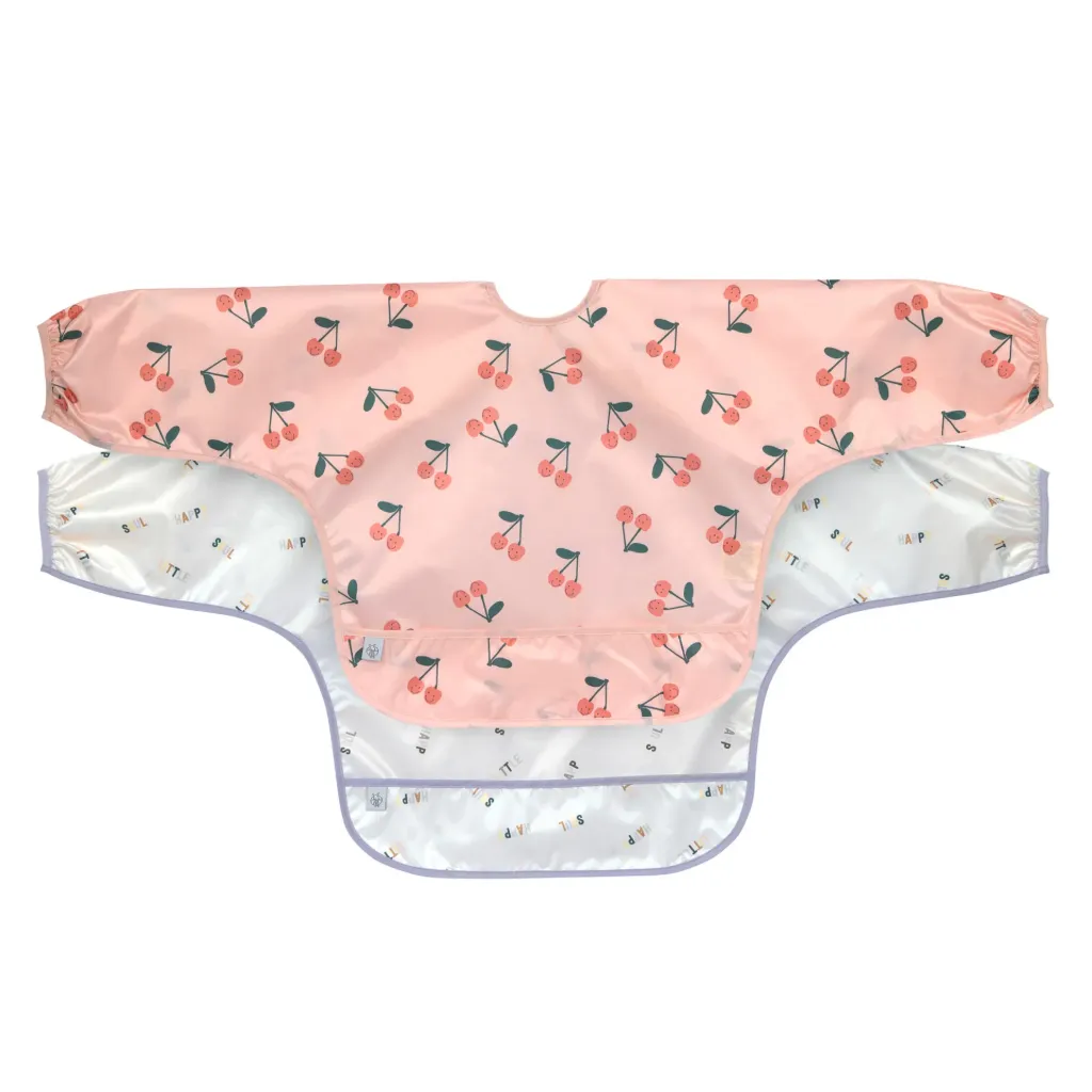 LASSIG Bavoirs manches longues avec poche (2pcs)