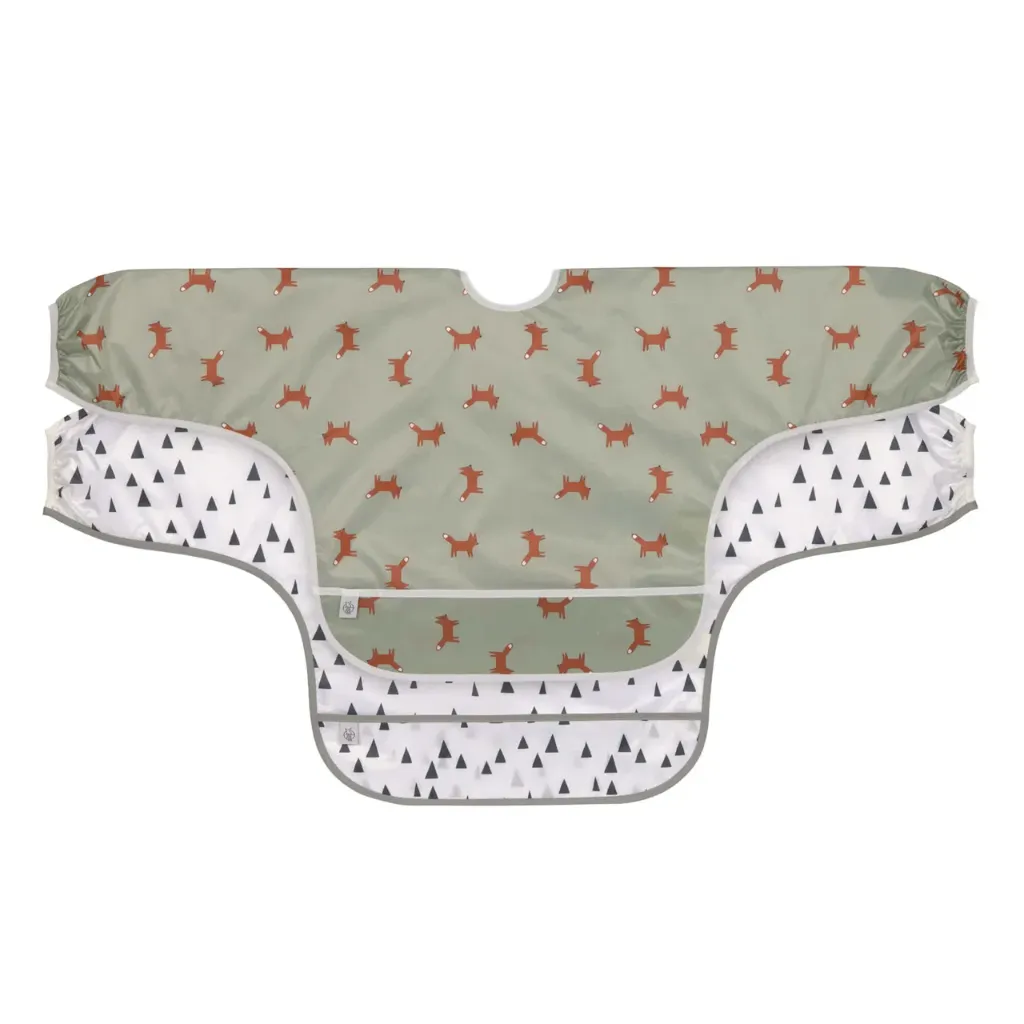 LASSIG Bavoirs manches longues avec poche (2pcs)
