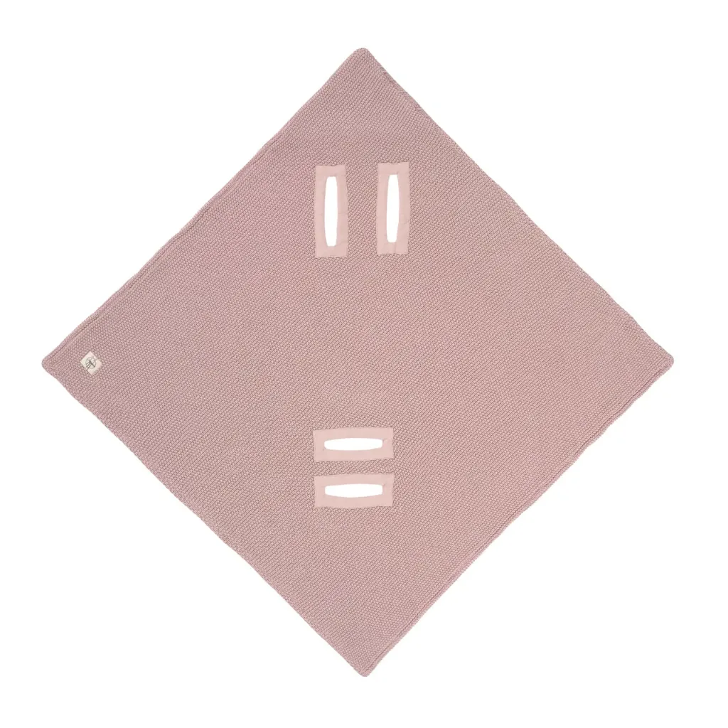 LASSIG Couverture Enveloppante Bébé - Coton Bio (Rose)