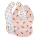 LASSIG Lot de 2 bavoirs avec poche