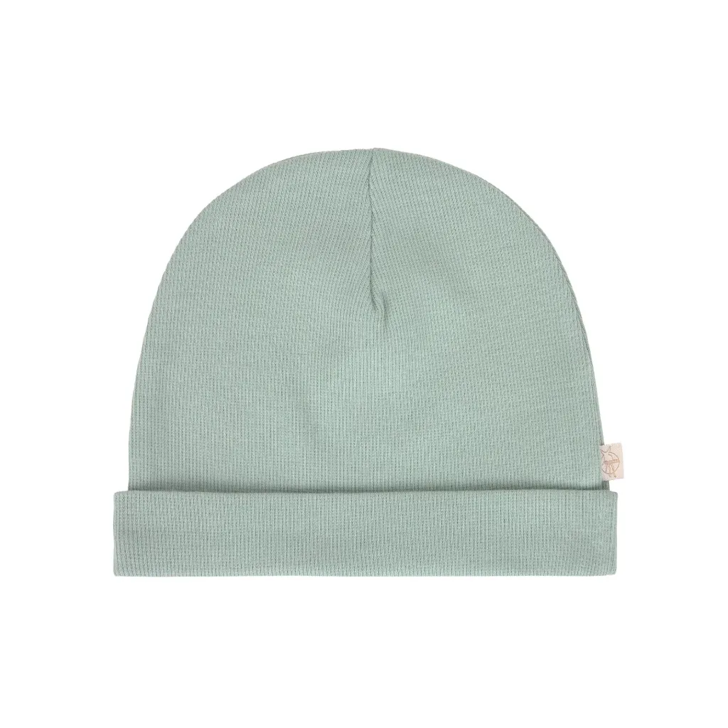 LASSIG Bonnet Bébé GOTS vert