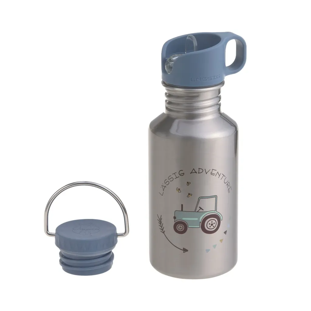 Gourde en inox tracteur