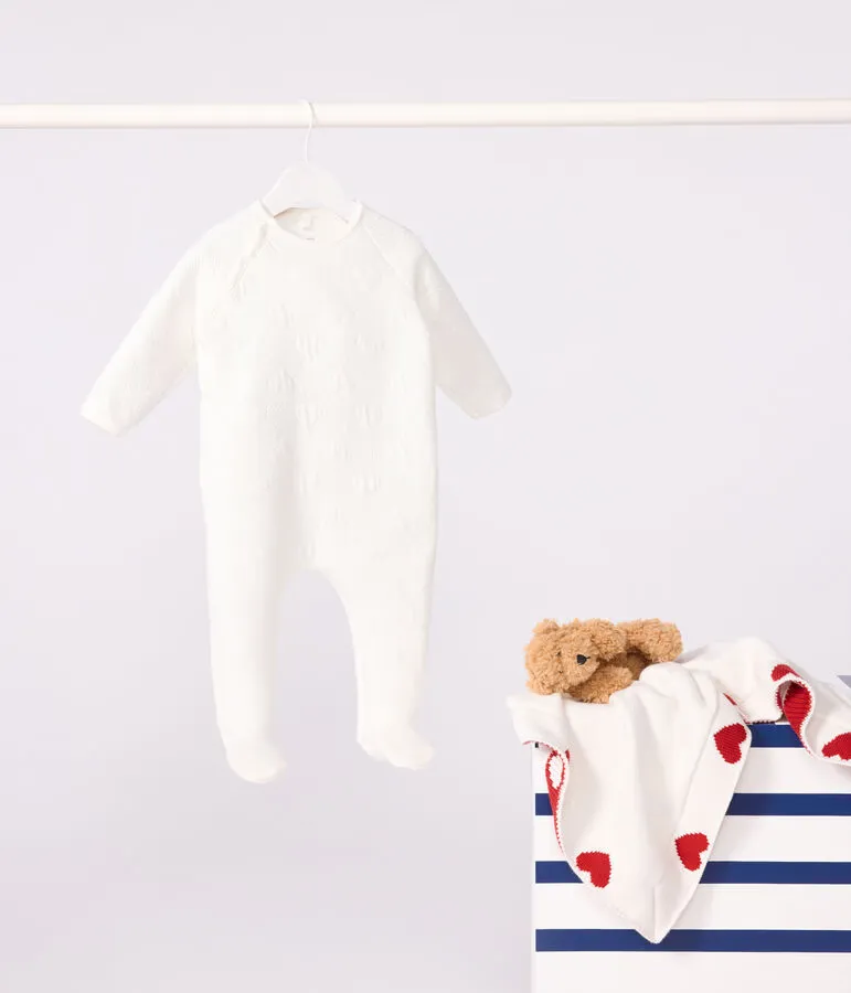 PETIT BATEAU Pyjama en tubique cœur bébé