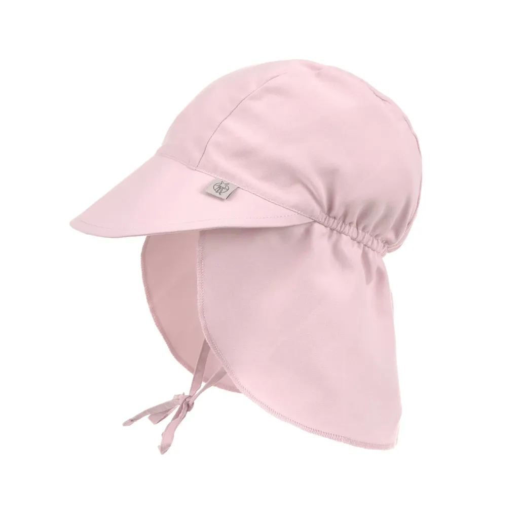 LASSIG Chapeau de soleil (anti-UV & protège nuque) (6 à 12 mois, Rose)