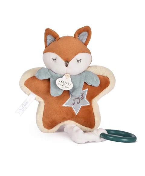 DOUDOU&COMPAGNIE Boite à musique Timo - 16cm