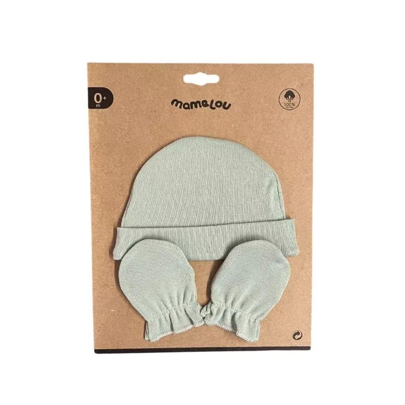 Ensemble bonnet + moufles