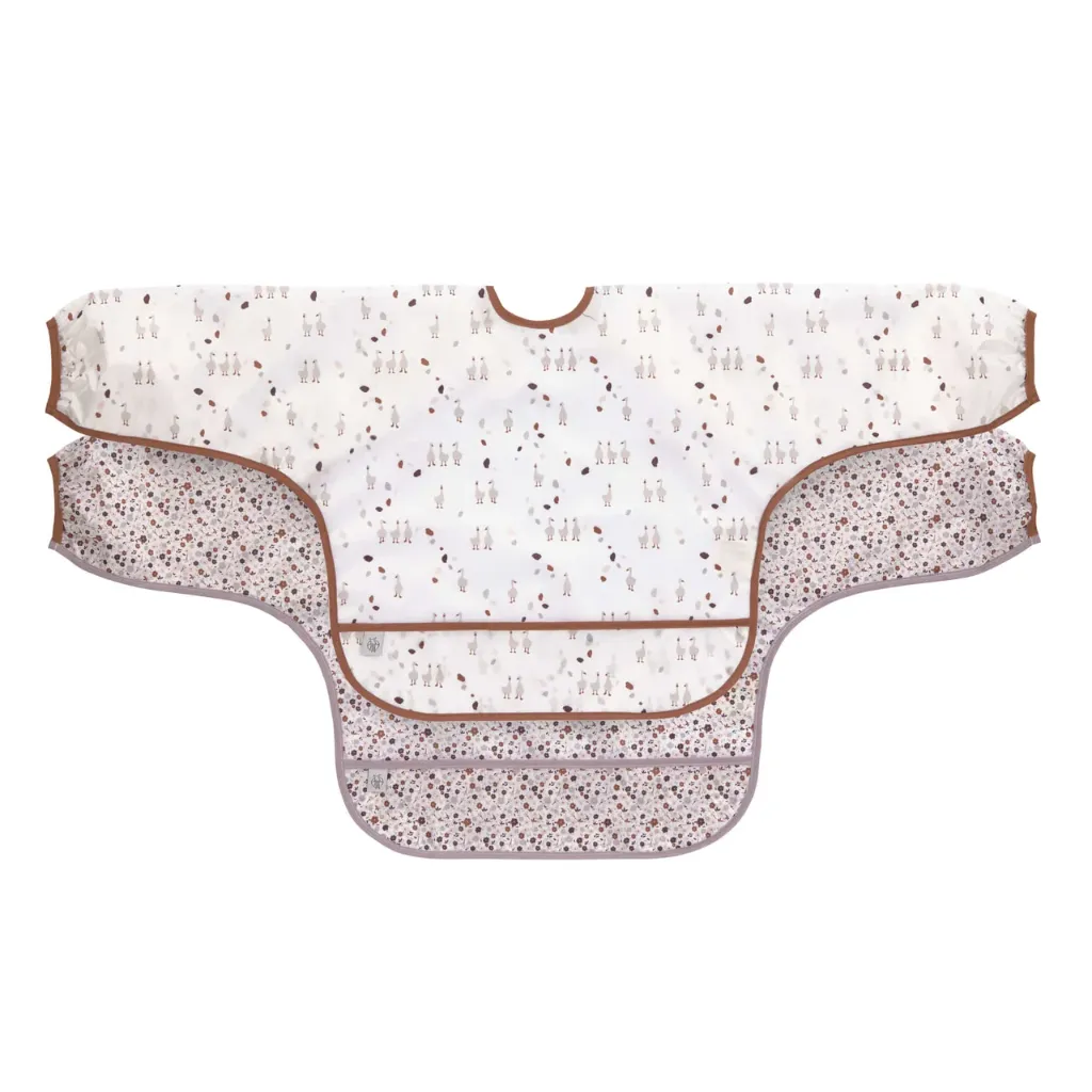 LASSIG Bavoirs manches longues avec poche (2pcs)