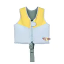 LASSIG Gilet de natation, bleu jaune pâle