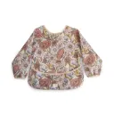 MUSHIE Bavoir longues manches (fleuri)