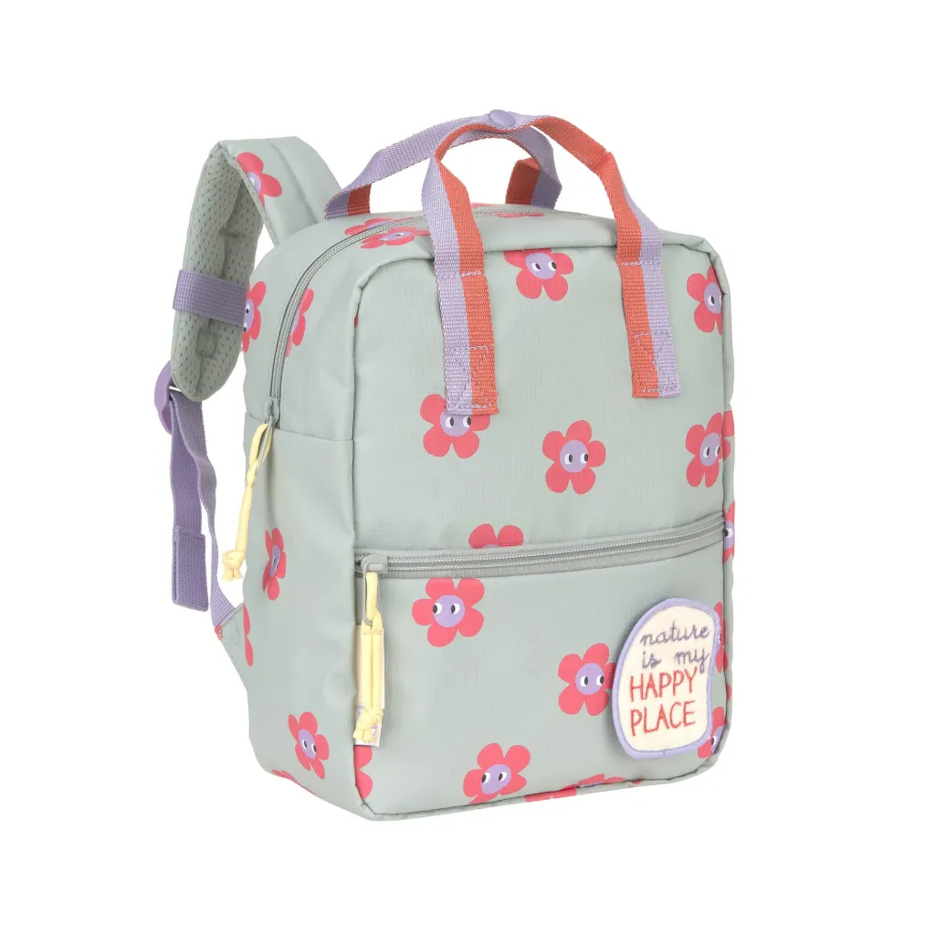 LASSIG  Sac à dos carré - Happy Trails, Fleur