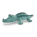 HISTOIRE D'OURS Crocodile peluche geant allongé vert - 125 cm
