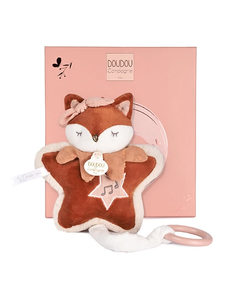 DOUDOU & COMPAGNIE Boîte à musique Mina mélodie - 16cm