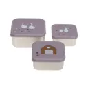 LASSIG Boîtes à goûter enfants (Lot de 3)