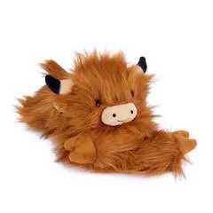 HISTOIRE D'OURS Peluche lestée - Vache Highland - 50 cm