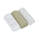 LASSIG Langes tétra bio coton (3 pcs) 60 x 60 cm