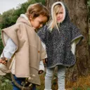 CLOBY Poncho teddy léopard