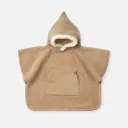 CLOBY Poncho teddy beige