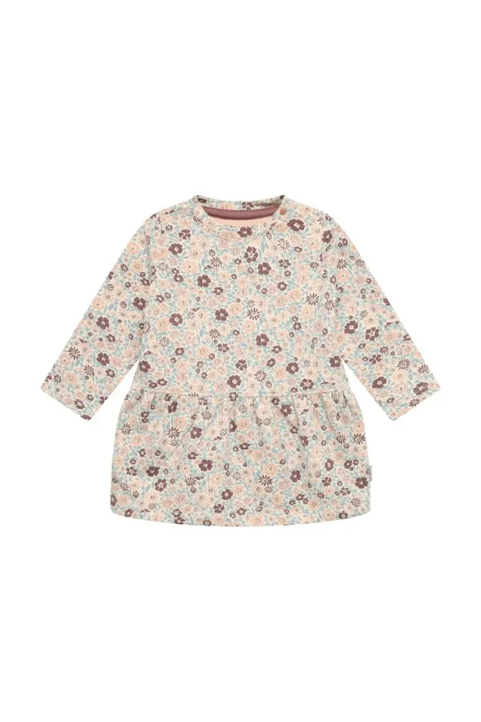 NOPPIES Baby Robe all over print - Rose Dust