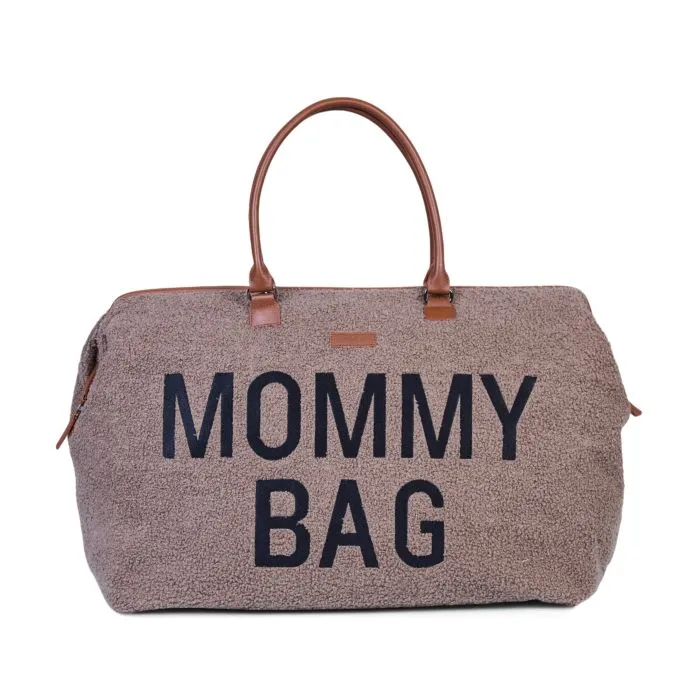 CHILDHOME Nursery Bag Mommy Bag ® - Teddy Brun Doux